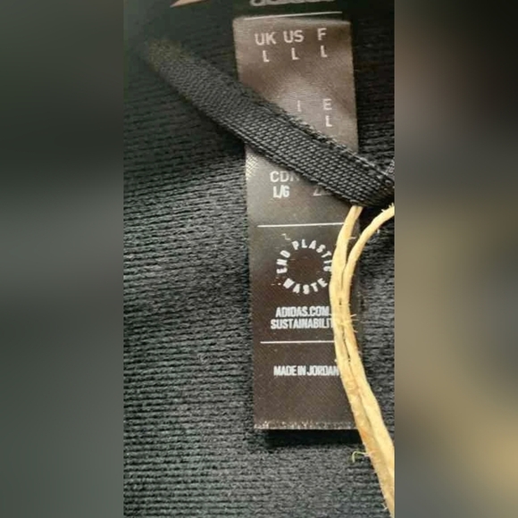 Adidas Men's Essentials Warm-Up 3-Stripes Track Jacket Size L NWT MSRP $55 - Picture 5 of 7